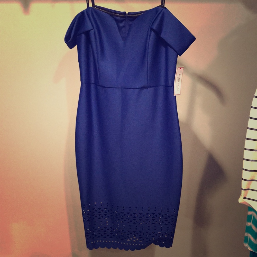Bisou Bisou Royal Blue Dress NWT